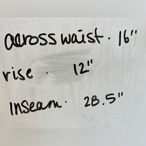 Tobi Pants Women’s Fold Over High Waisted Tapered Leg Sz Med Ikat Pattern Blue - Picture 6 of 7